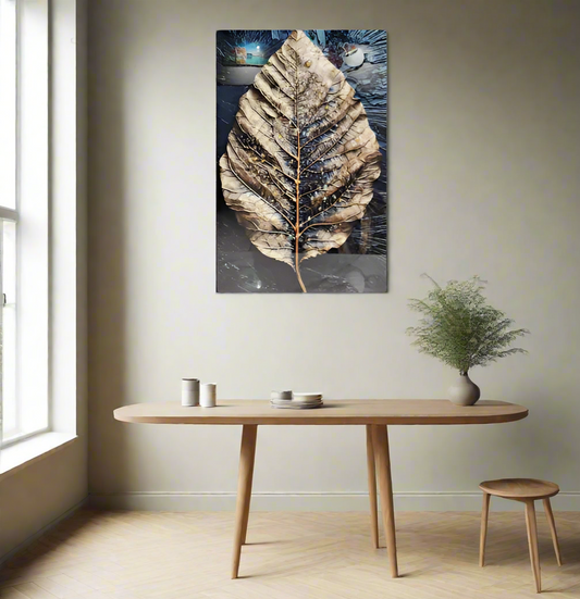 Elegant Botanical-Themed Wall Art style 4 with PVC Frame – Timeless Decor