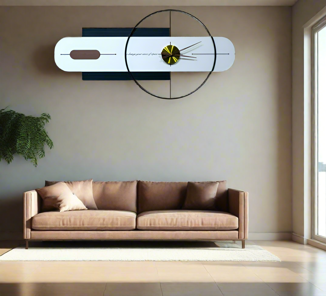 Geometric Grandeur Wall Clock