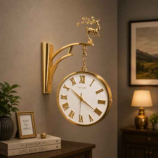 Royal Deer Luxury Wall Clock