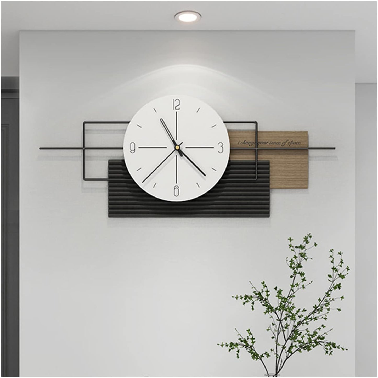 The Geometric Harmony Wall Clock - A Modern Symphony of Time and Design