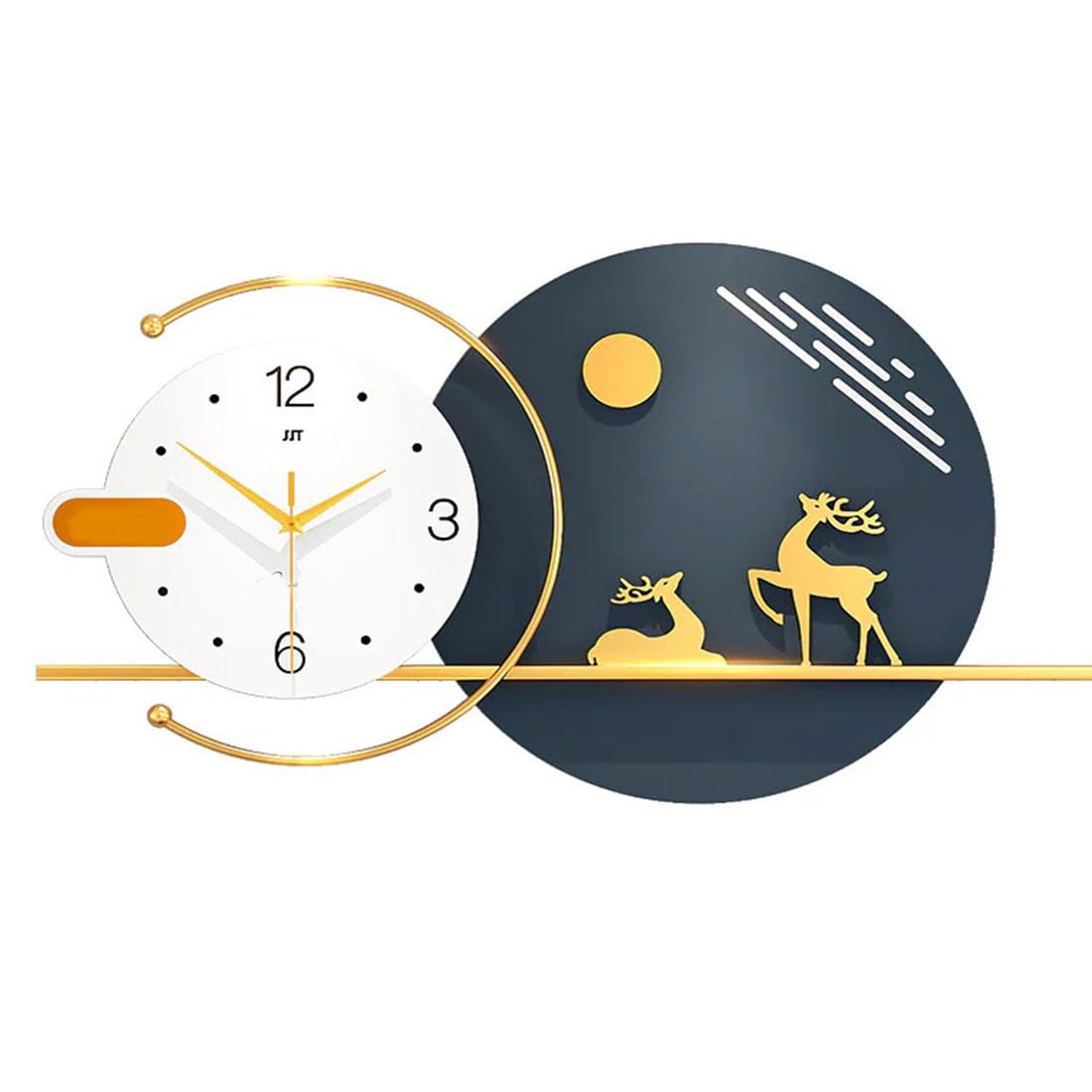 Forest Tranquility - Modern Wall Clock with Nature Scene