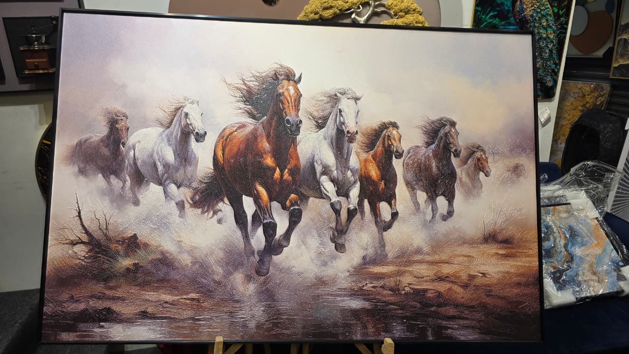 Wild Gallop – Seven Horses Premium Wall Art