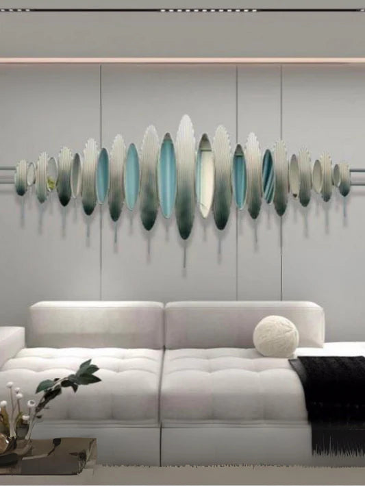 Ocean Waves - Abstract Metal Wall Sculpture