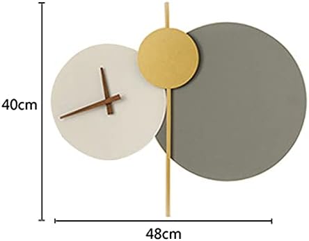 Time & Tide - Modern LED Wall Clock with Abstract Design - 1