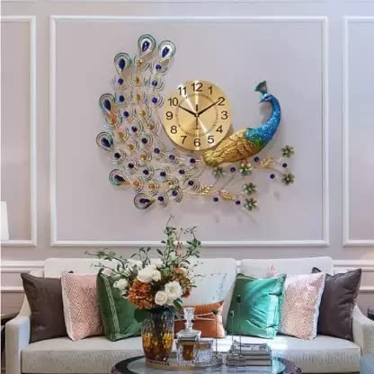 Peacock Splendor - Decorative Wall Clock