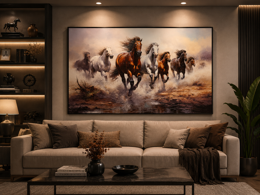 Wild Gallop – Seven Horses Premium Wall Art