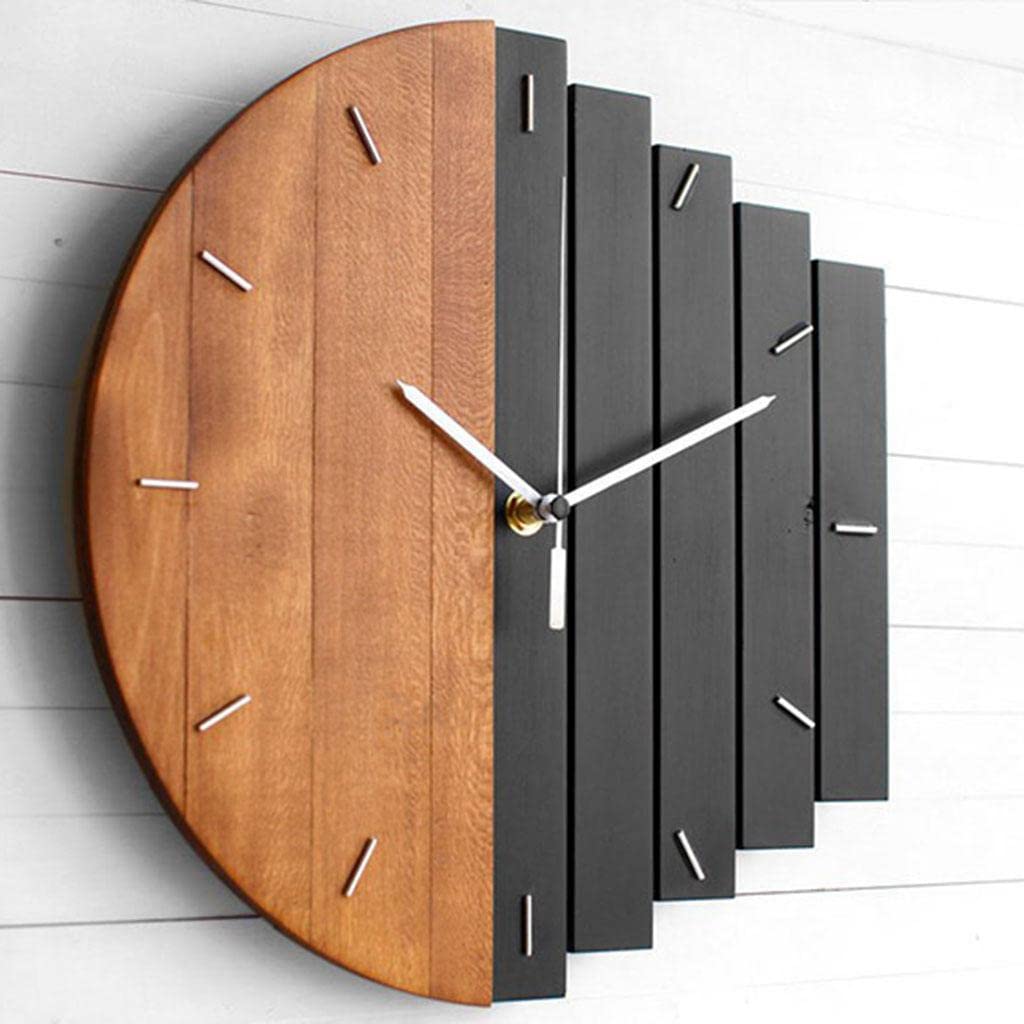 Day & Night - Modern Abstract Wall Clock