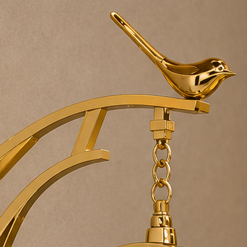 Luxury Golden Bird Wall Clock - view 4