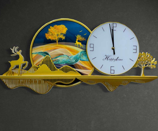 Serene Landscape Wall Clock