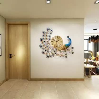 Peacock Splendor - Decorative Wall Clock