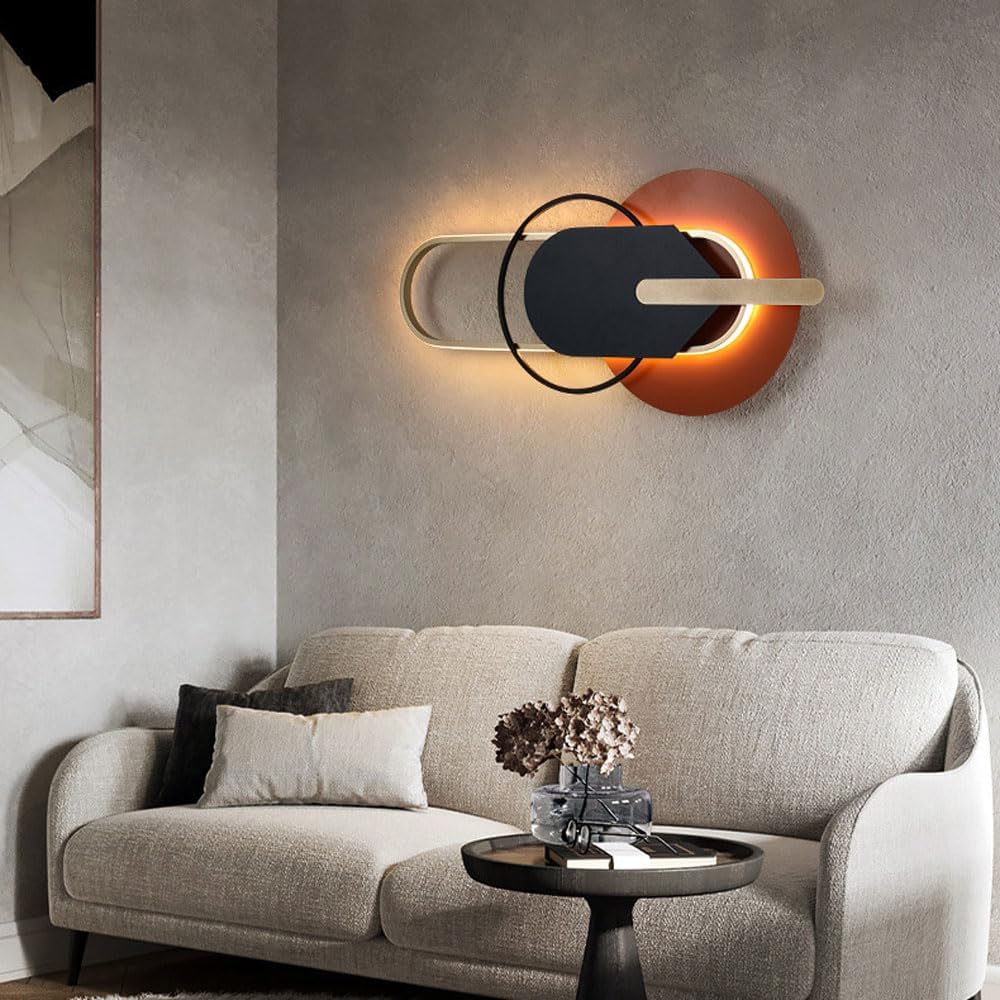 Eclipse Glow - Modern Abstract Wall Sculpture with LED Light