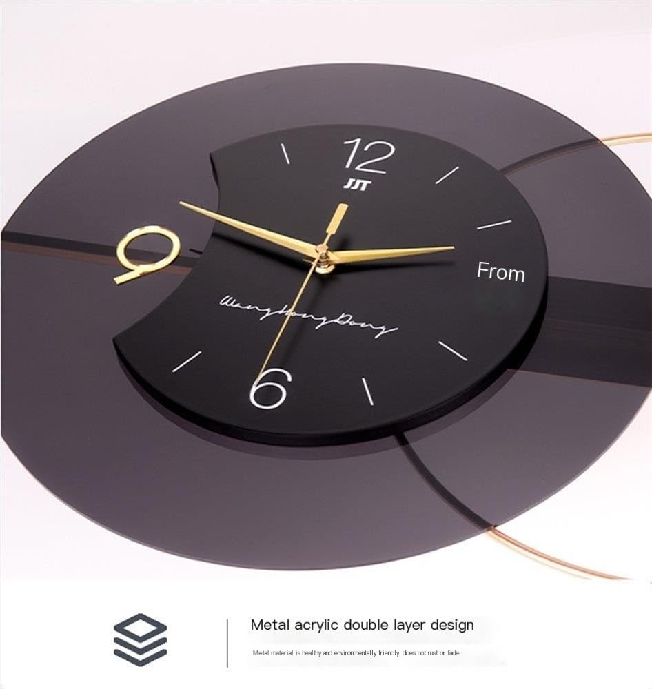 Cosmic Time - Modern Abstract Wall Clock with Geometric Accents