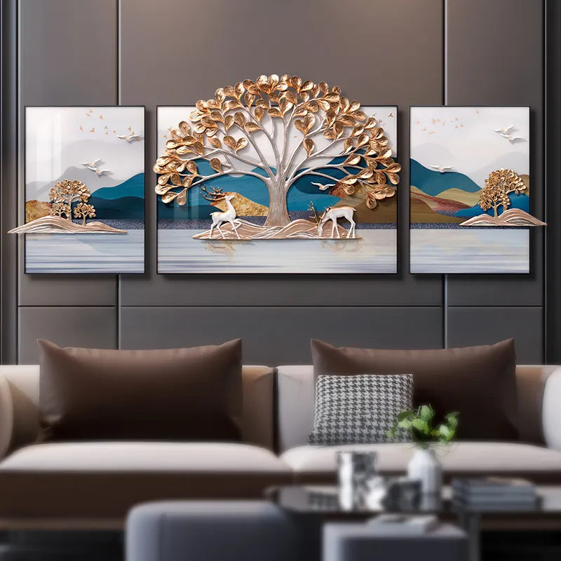 The Altruistic Trees 3D Wall Decor Style 2 – Sophisticated Elegance for Your Walls