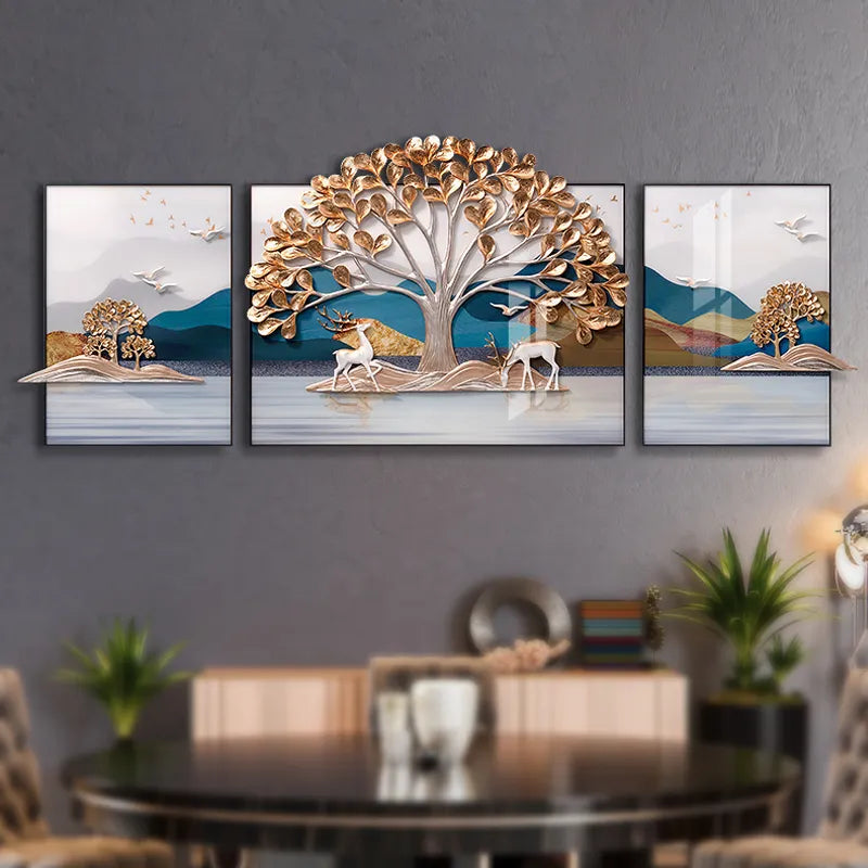 The Altruistic Trees 3D Wall Decor Style 2 – Sophisticated Elegance for Your Walls