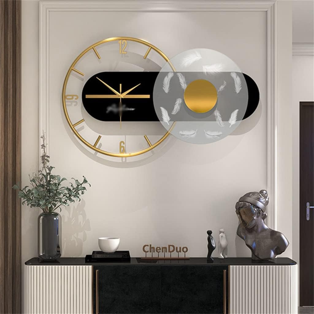 Feathered Flight - Modern Wall Clock with Abstract Design