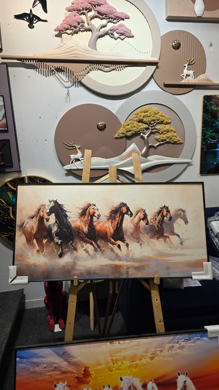 Desert Storm – Galloping Horses Premium Wall Art