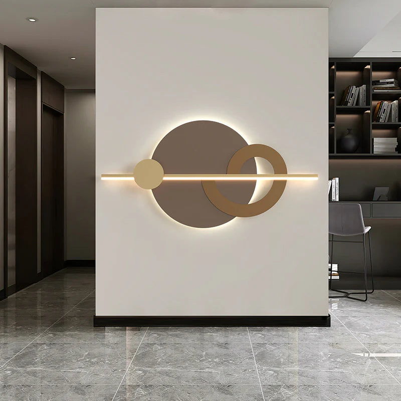 Cosmic Orbit - Modern LED Wall Sculpture