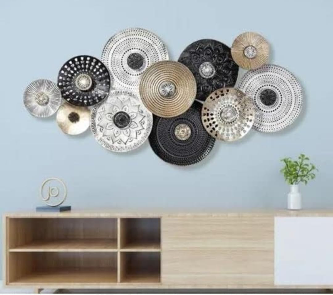 Black and Gold Metal Wall Art – Timeless Elegance for Your Space