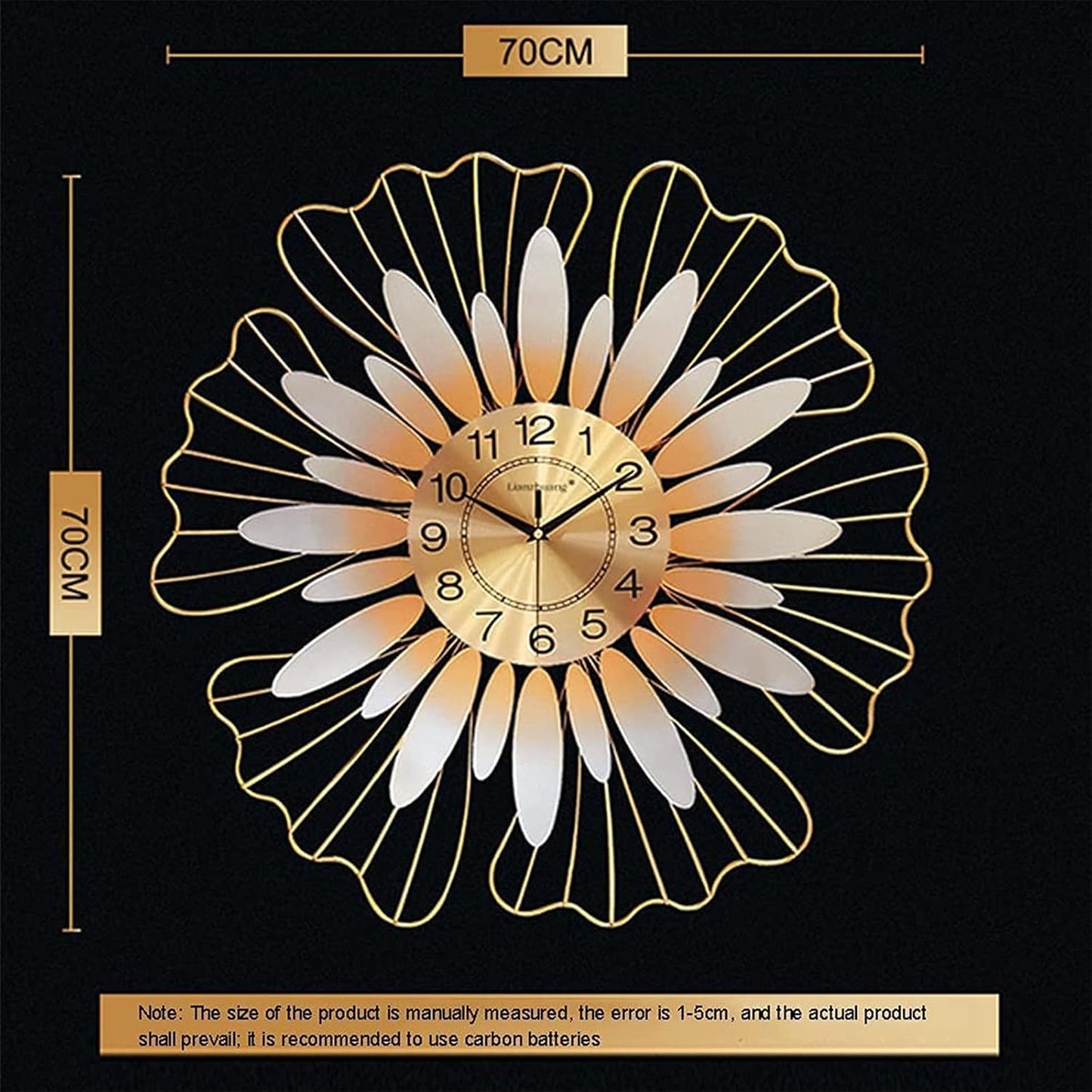 Radiant Radiance Sunflower Wall Clock - A Symphony of Time and Sunshine