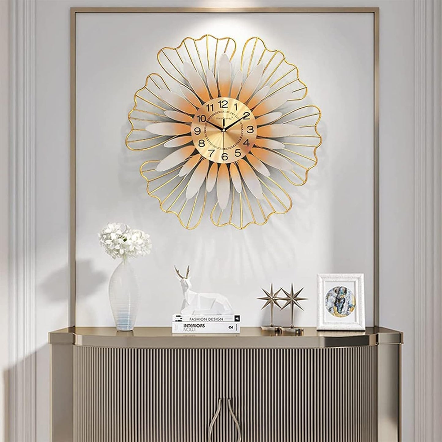 Radiant Radiance Sunflower Wall Clock - A Symphony of Time and Sunshine