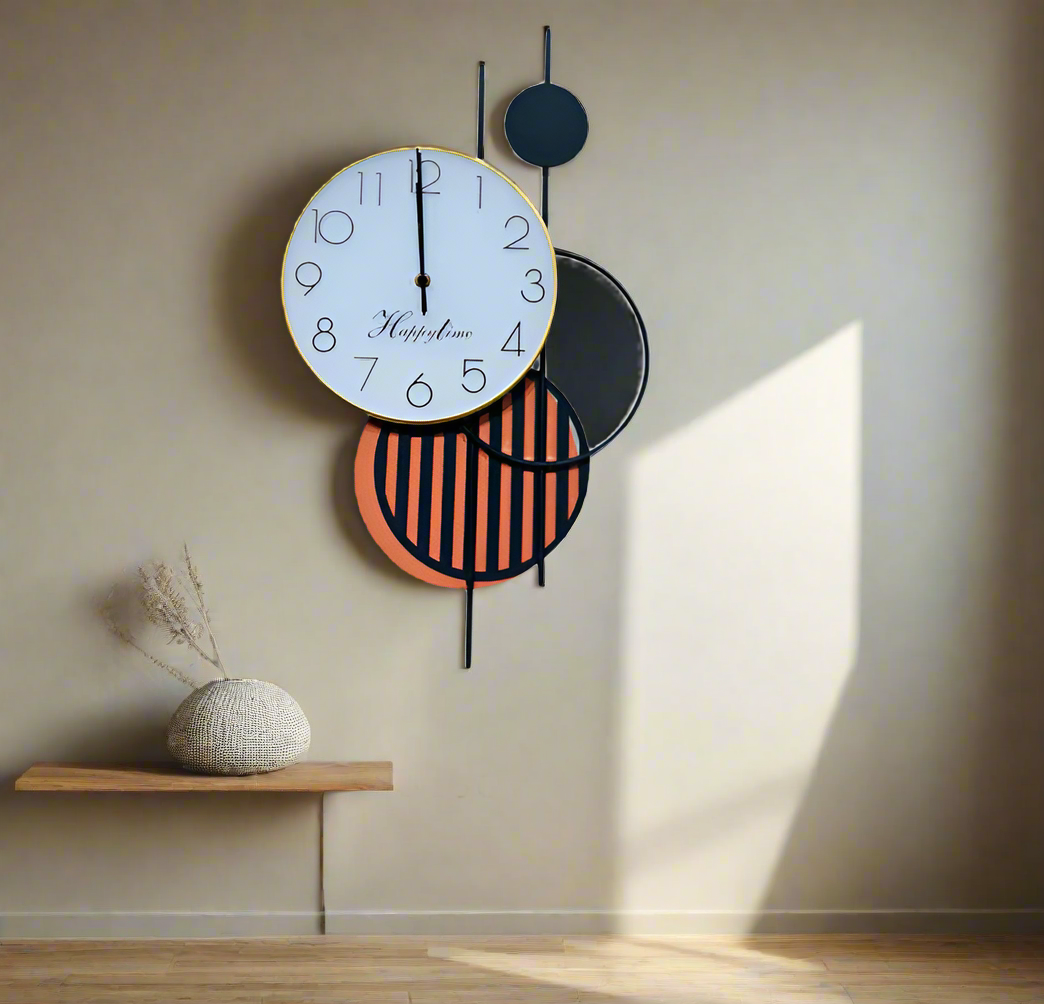 The Abstract Harmony Wall Clock - A Modern Symphony of Time and Design