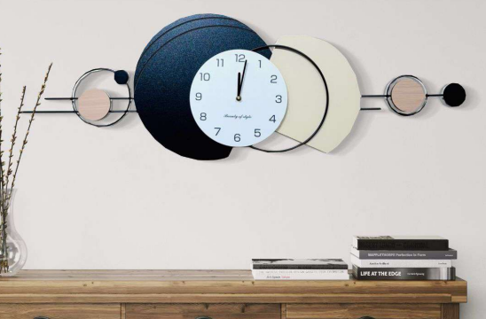 The Celestial Symphony Wall Clock - A Cosmic Dance of Time and Form