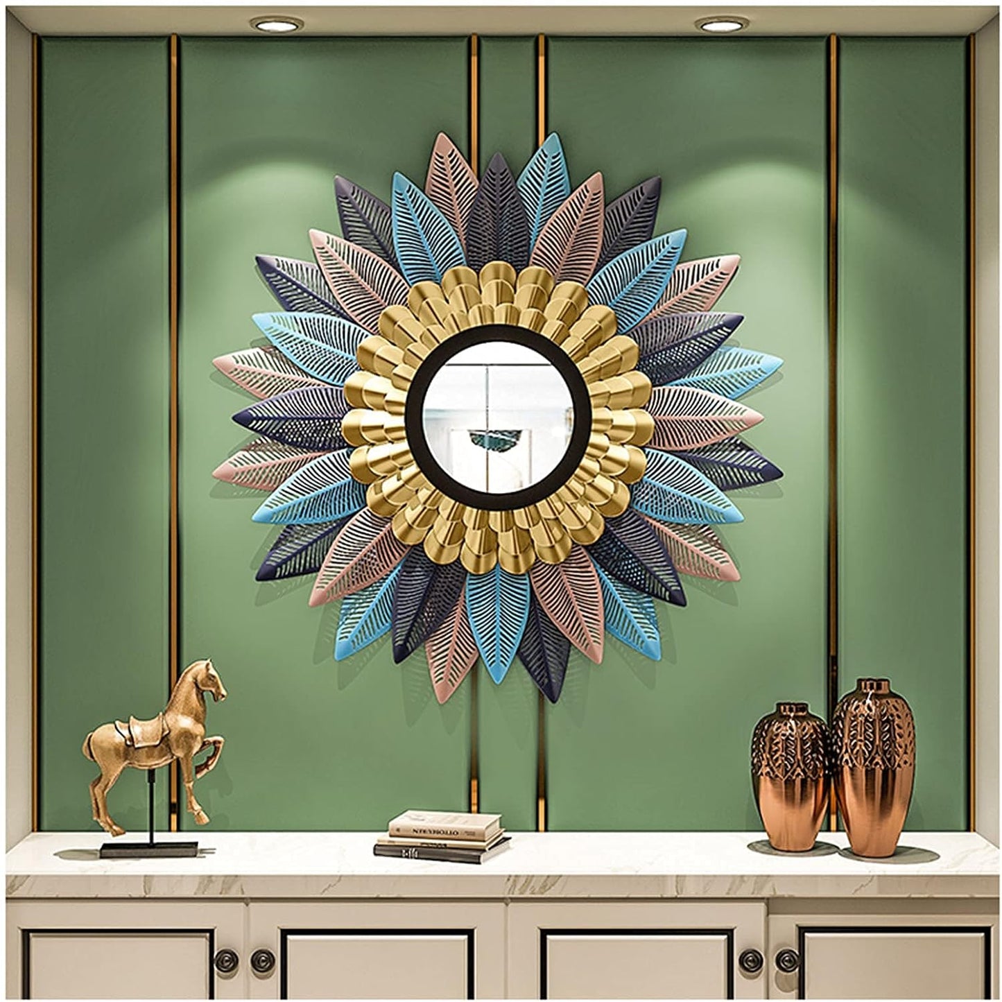 Tone Brier Starburst Wall Mirror – Elegant Geometric Design