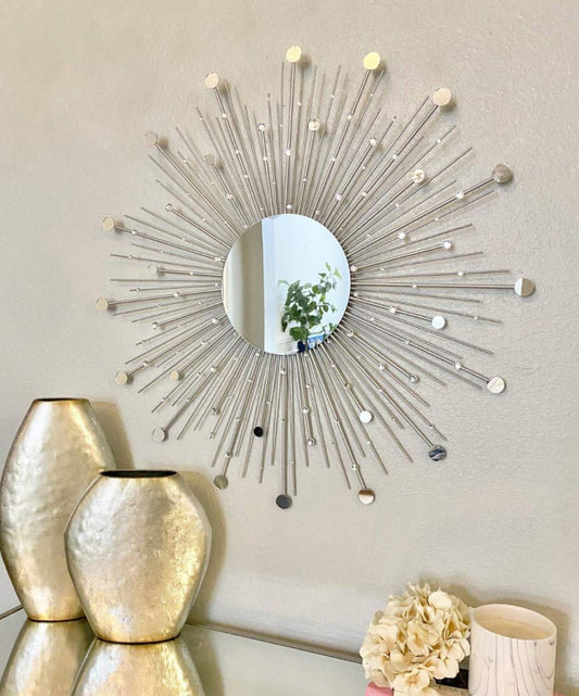 Elegant Sunburst Mirror – A Modern Accent for Any Space