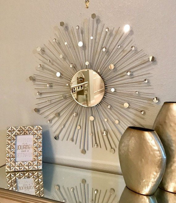 Golden Sunburst Mirror – A Timeless Modern Accent