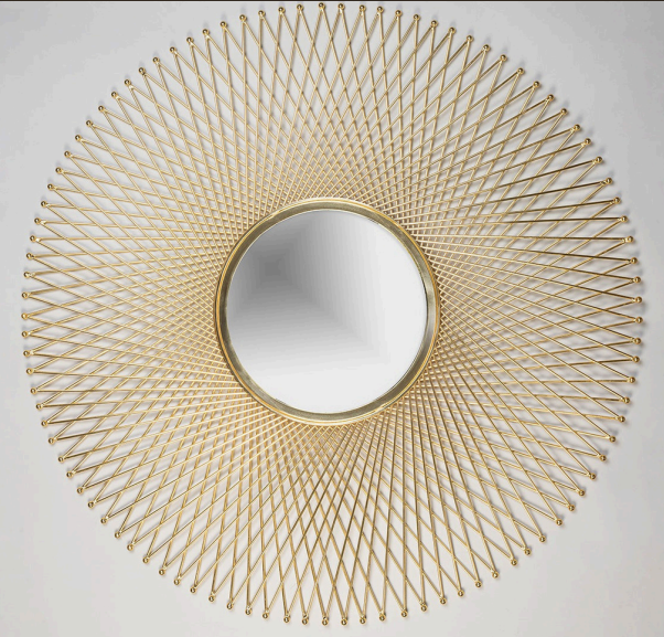 Gold Decorative Wall Mirror – Stylish Elegance for Your Space