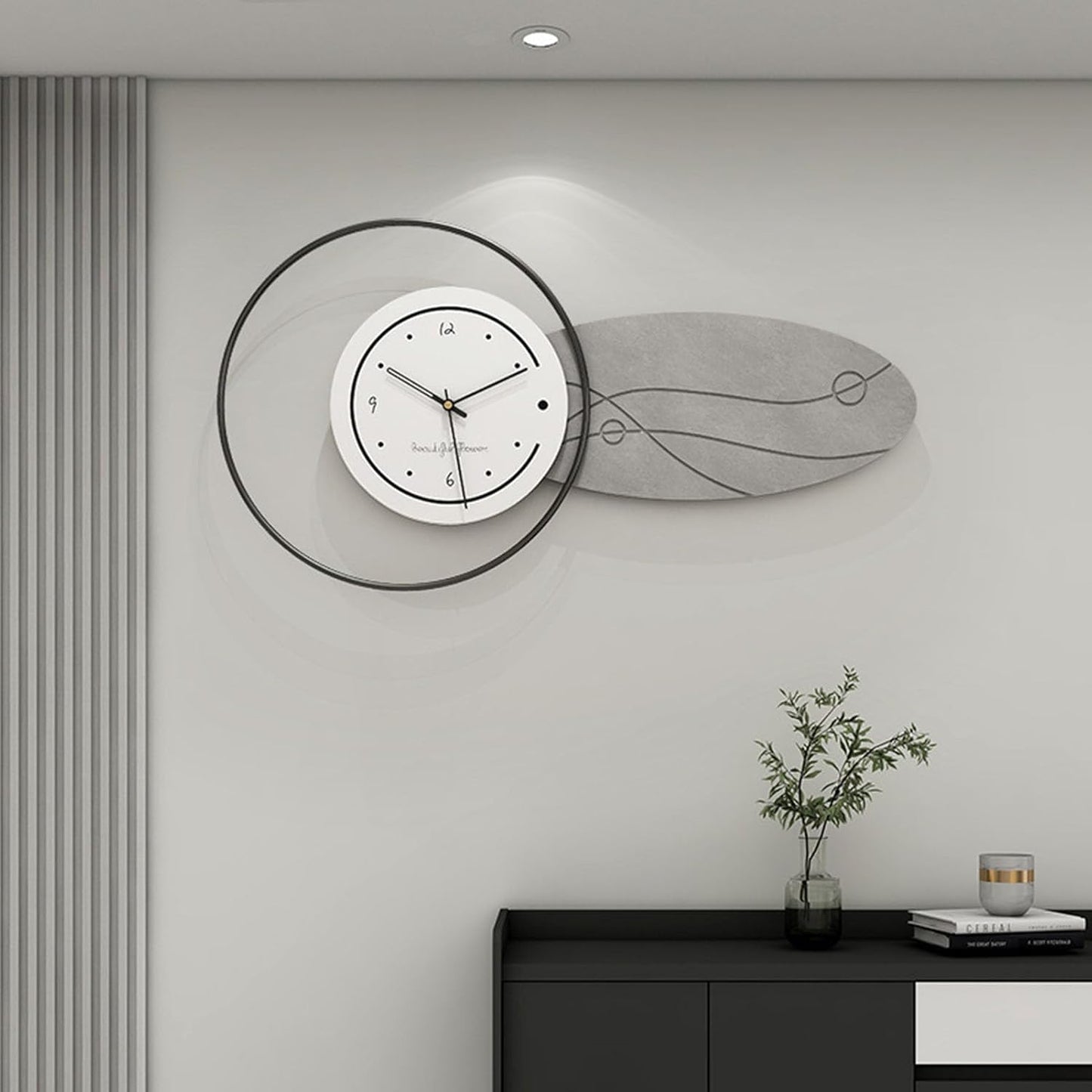 The Celestial Embrace Wall Clock - A Cosmic Harmony of Time and Design