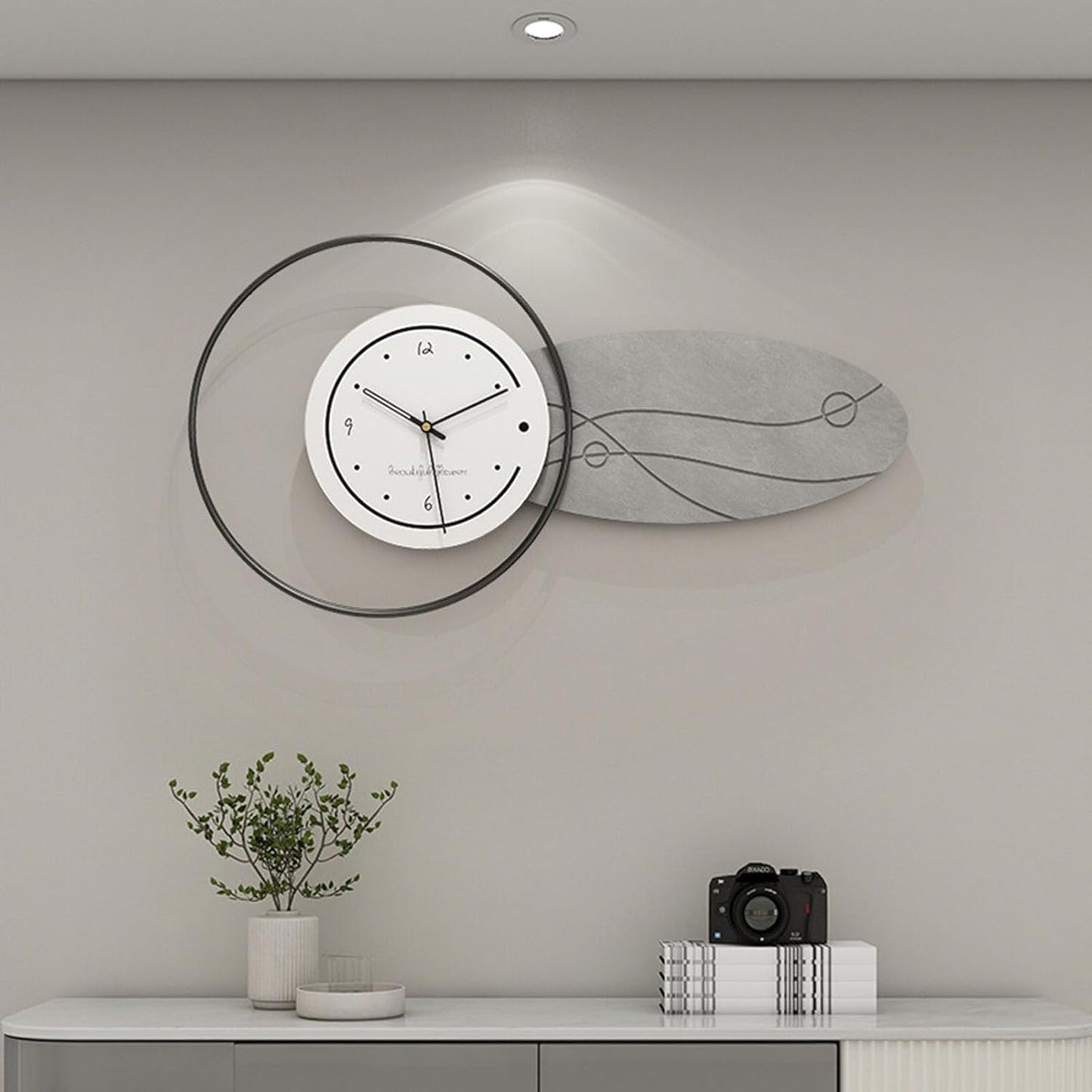 The Celestial Embrace Wall Clock - A Cosmic Harmony of Time and Design