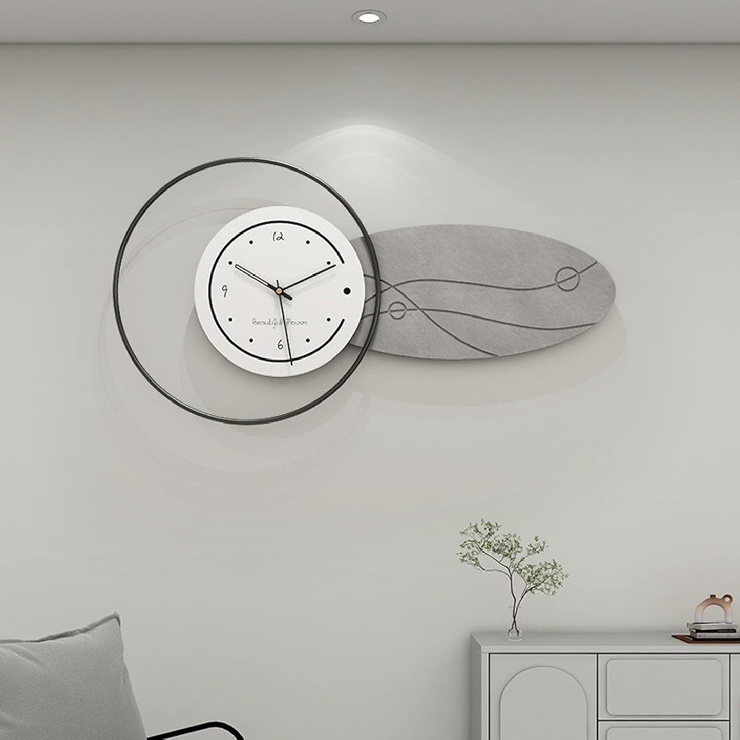 The Celestial Embrace Wall Clock - A Cosmic Harmony of Time and Design