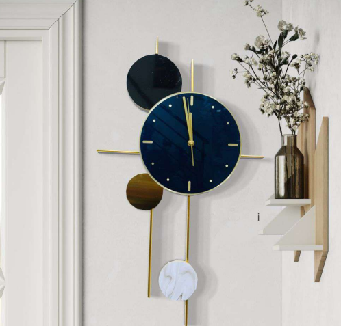 The Geometric Symphony Wall Clock - A Modern Dance of Time and Form