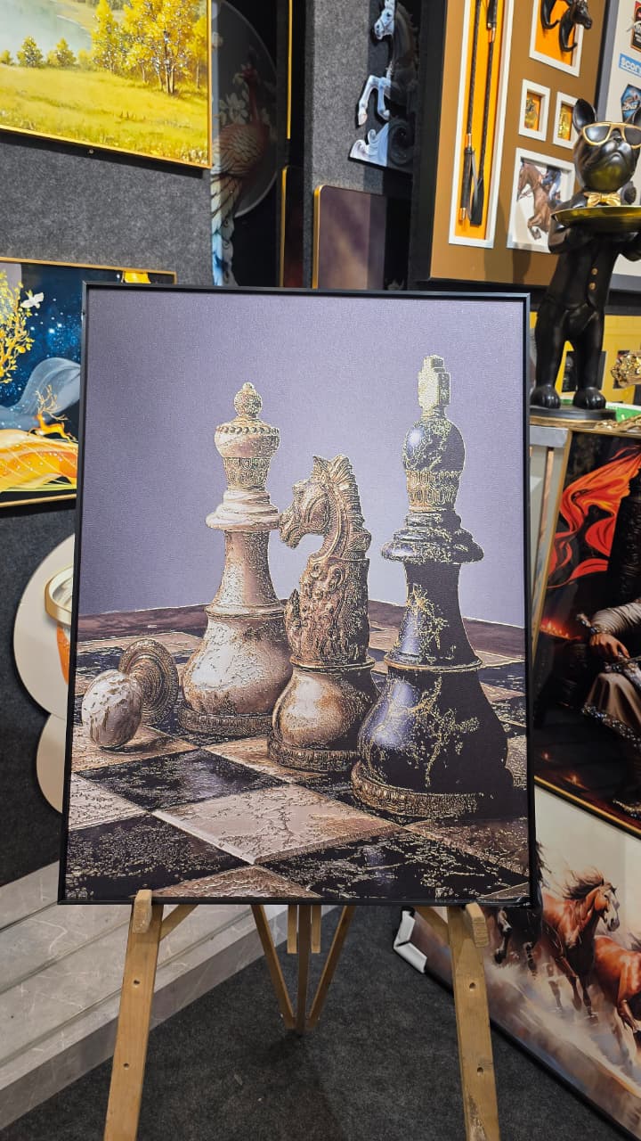 Checkmate Royale – Vintage Chess Wall Art