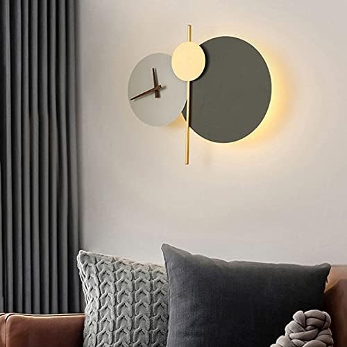 Time & Tide - Modern LED Wall Clock with Abstract Design - 1