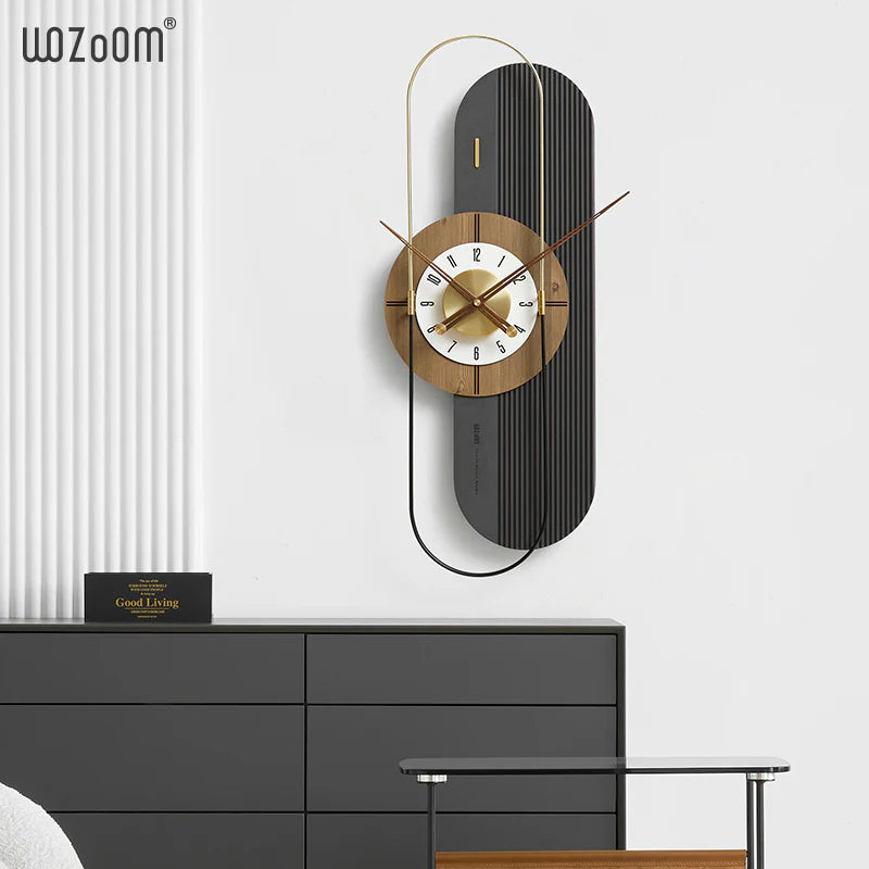 Heliocentric Wall Clock: A Tribute to the Cosmic Universe 13 x 32 Inch