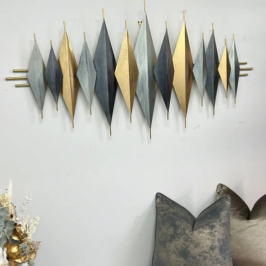 Geometric Metal Wall Art - A Modern Masterpiece