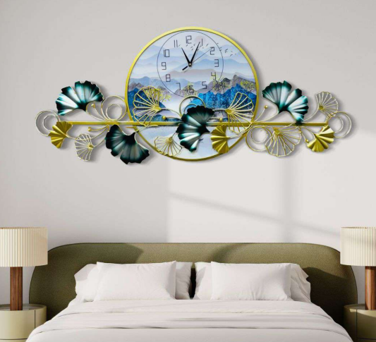 The Serene Tranquility Wall Clock - A Tapestry of Time and Nature