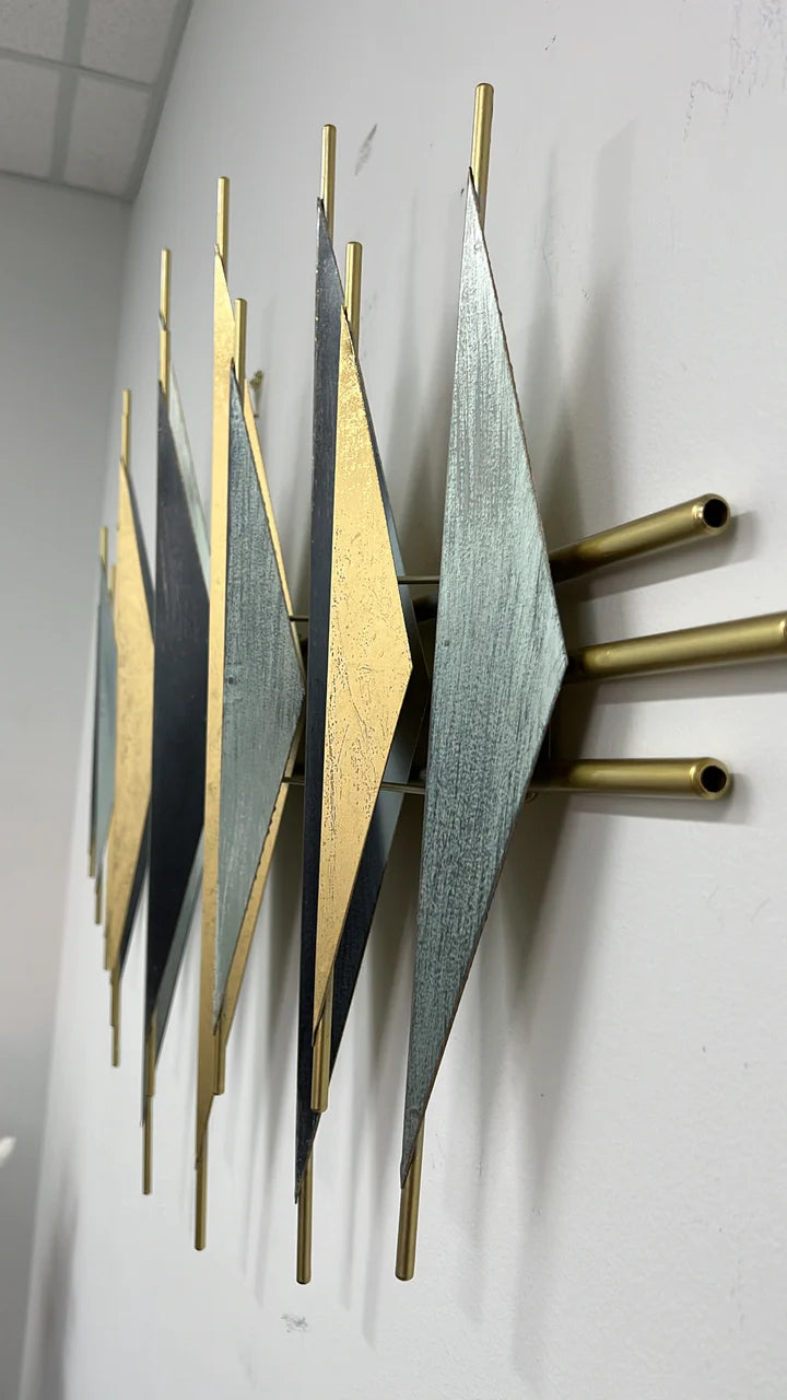 Geometric Metal Wall Art - A Modern Masterpiece