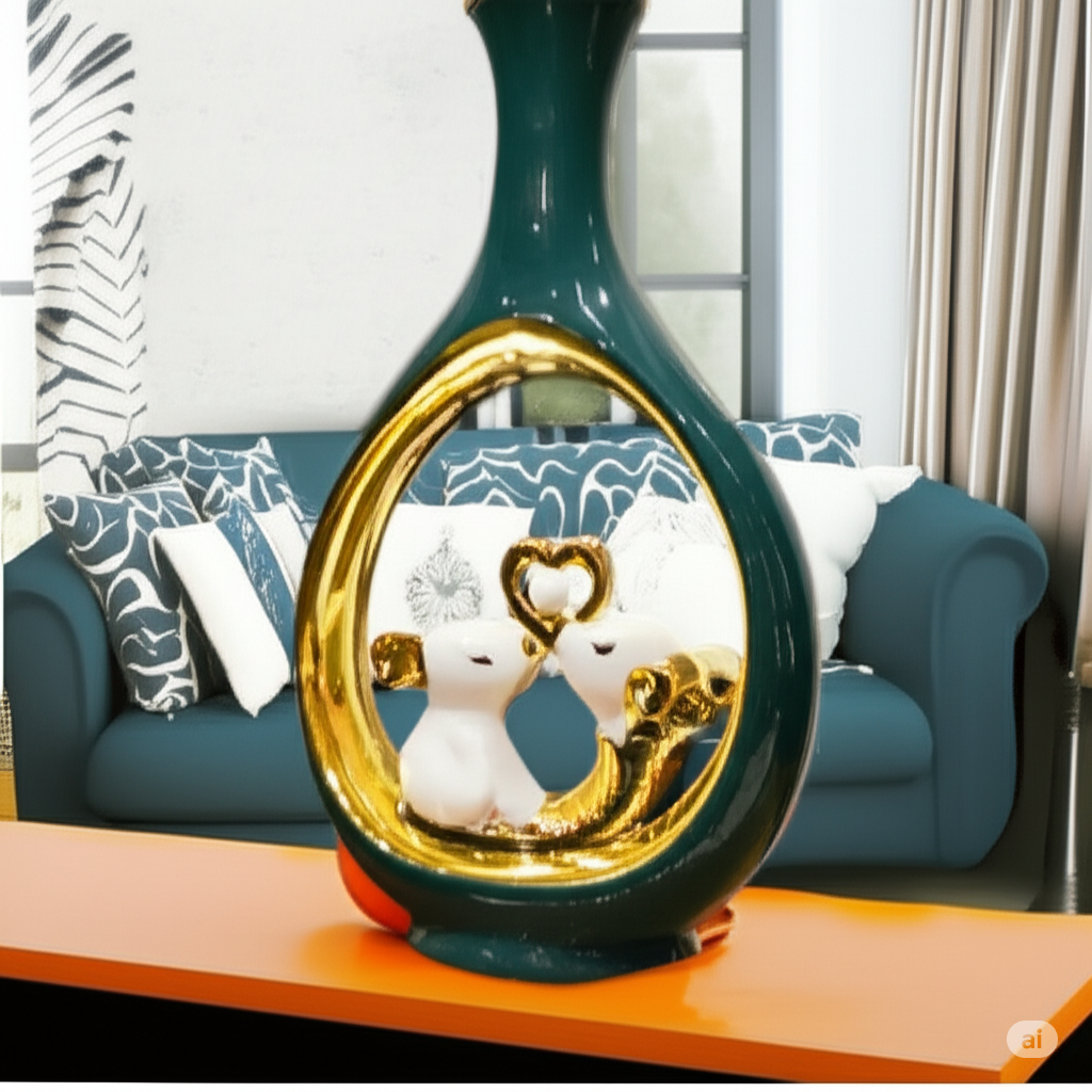 Crystal Elephant Vase – Elegant Symbol of Love
