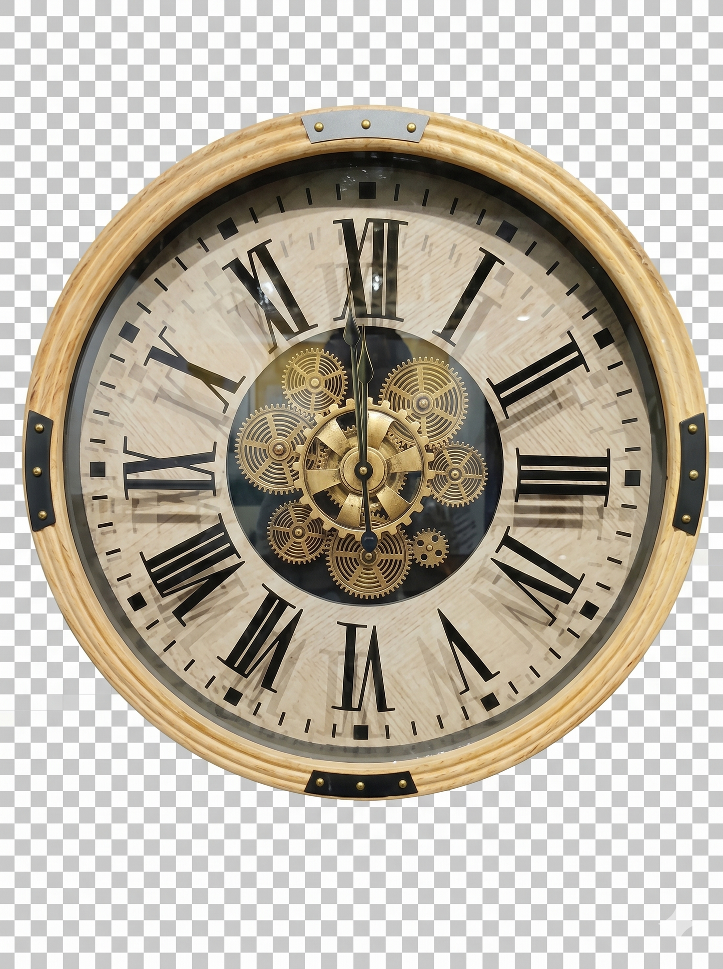"Heritage Workshop" Classic Round Wall Clock Decor