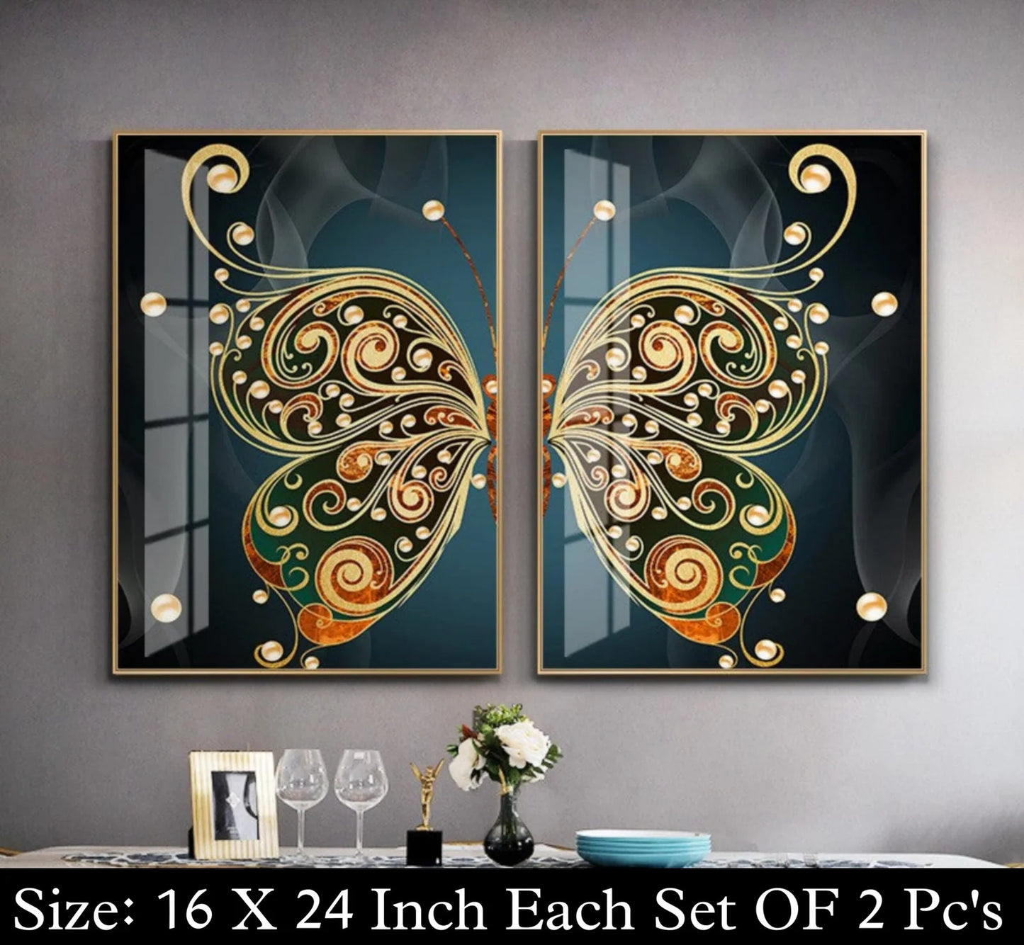 Butterfly Crystal Wall Decor – A Mesmerizing Blend of Art and Elegance