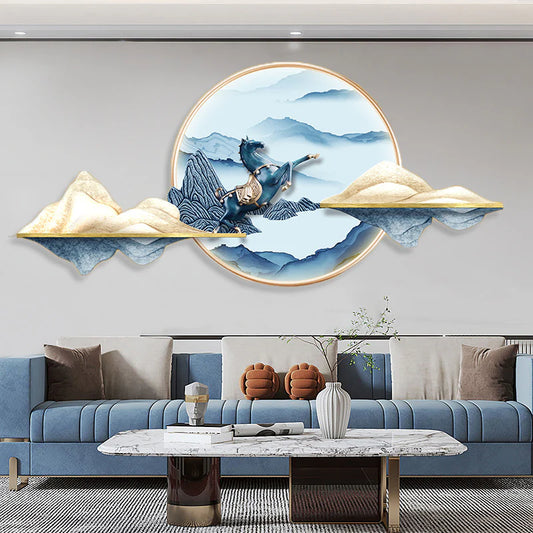 Moonlit Horse LED Wall Art - A Serene and Captivating Addition to Your Home