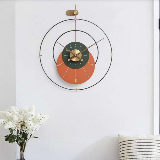 Heliocentric Wall Clock: A Cosmic Celebration of Your Inner Universe 24 x 28 Inch