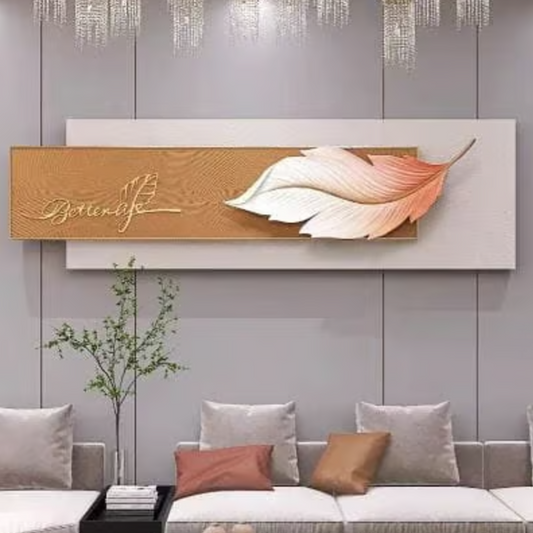 The Altruistic Leaf: 3D Resin Wall Decor Art 200cm x 60cm