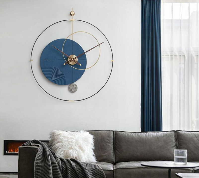 Heliocentric Wall Clock: A Cosmic Tribute to Your Universe 32 x 36 Inch