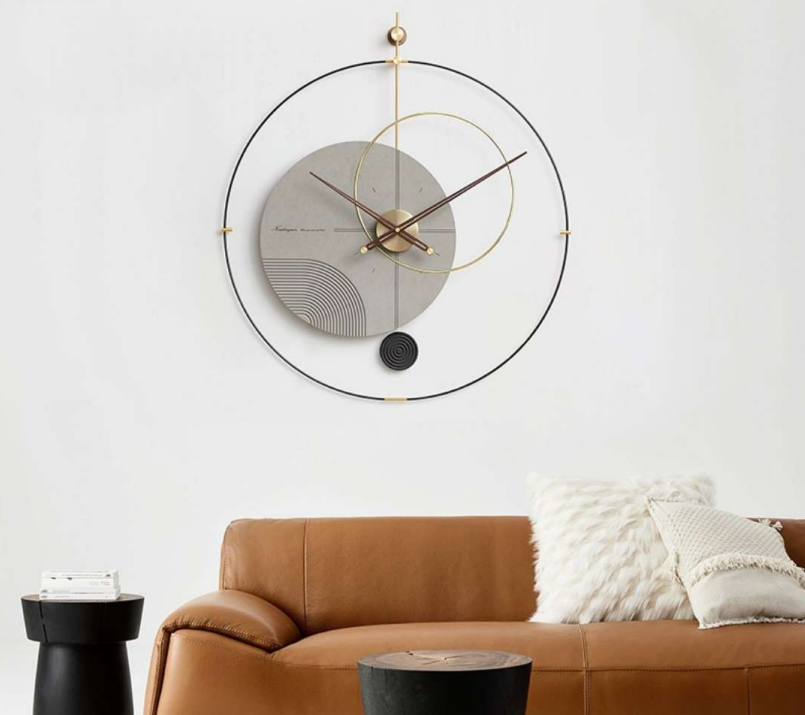 Heliocentric Wall Clock: A Cosmic Tribute to Your Universe 32 x 36 Inch