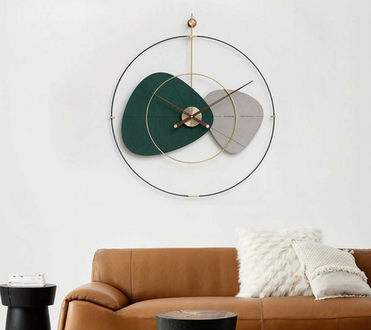 Heliocentric Wall Clock: A Cosmic Masterpiece for Your Home 32 x 36 Inch