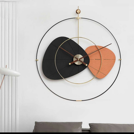 Heliocentric Wall Clock: A Cosmic Masterpiece for Your Home 32 x 36 Inch